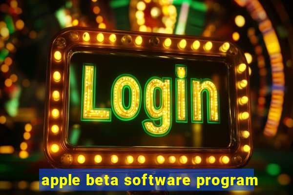 apple beta software program